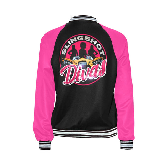 R4L Slingshot Divas Varsity Style Jacket Blk