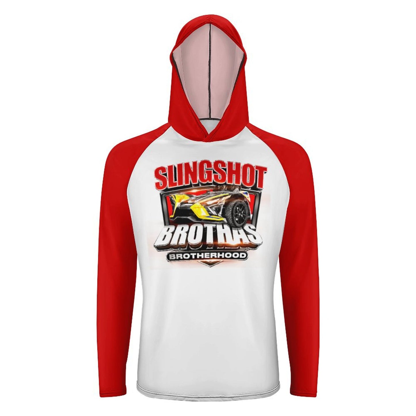 Slingshot Brothas Long Sleeve Sun Protection Hoodie - Red