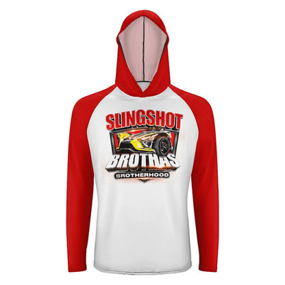 Slingshot Brothas Long Sleeve Sun Protection Hoodie - Red