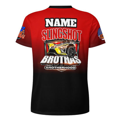 R4L Slingshot Brothas Ice Silk Tee Red Gradient