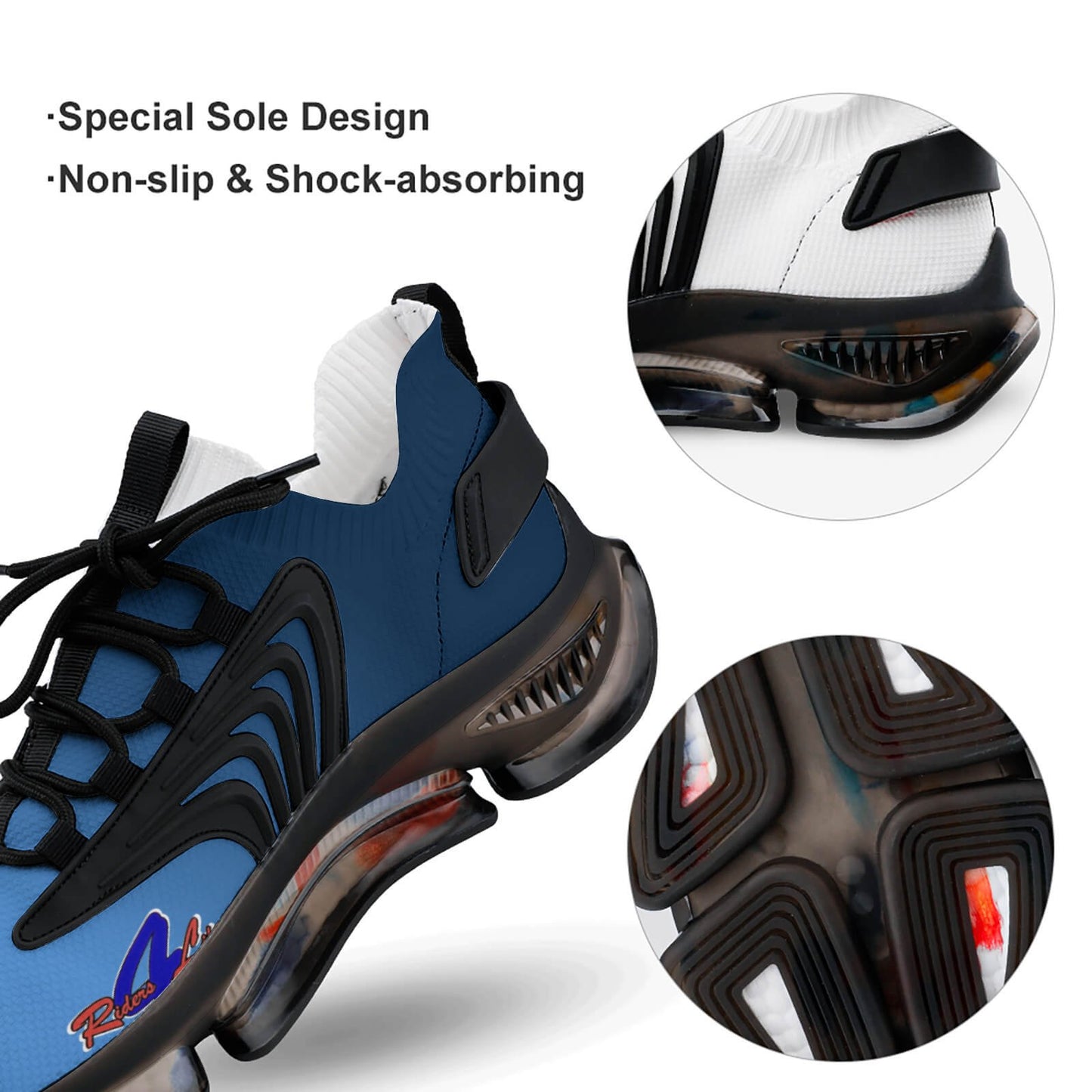 R4L Mesh Sneakers - Sky Blu/Drk Blu