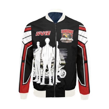 R4L Slingshot Brothas Varsity Style Jacket Blk