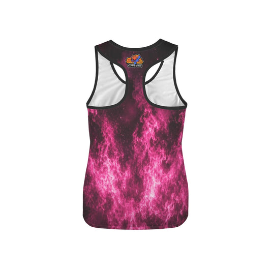 R4L Can Am Racerback Tee Pink Flame