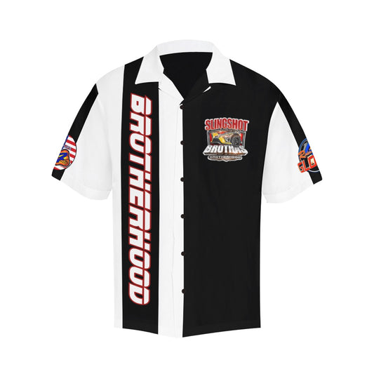 R4L Slingshot Brothas Short Sleeve Button Down - Wht
