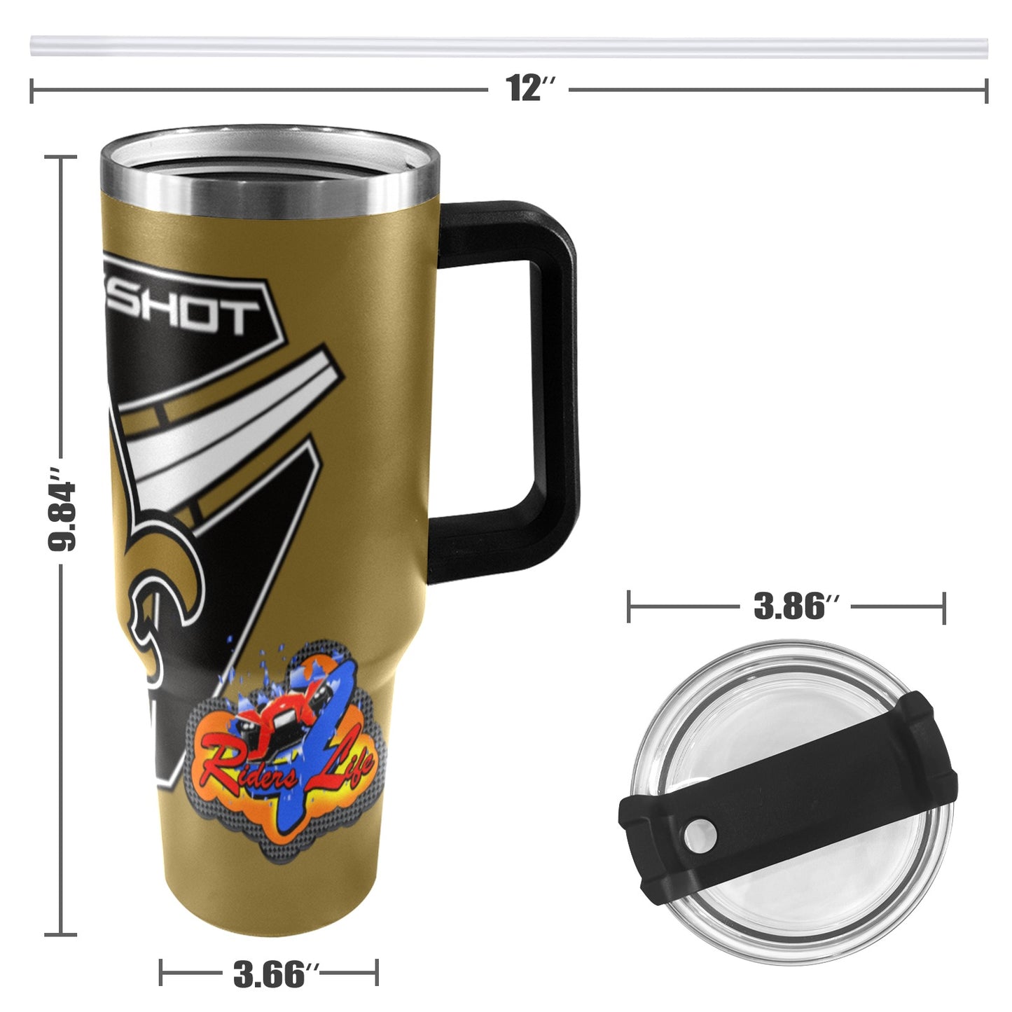 R4L SAINTS 40OZ TUMBLER 2025