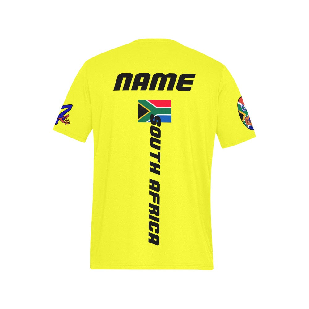 R4L South Africa Tees - Blk SS - Add Your Name - 9 Colors