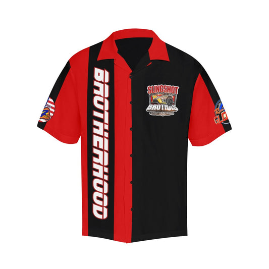 R4L Slingshot Brothas Short Sleeve Button Down - Red