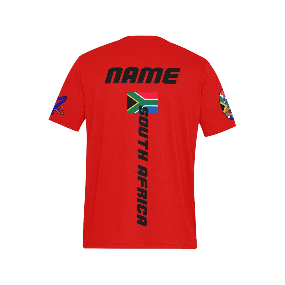 R4L South Africa Tees - Blk SS - Add Your Name - 9 Colors
