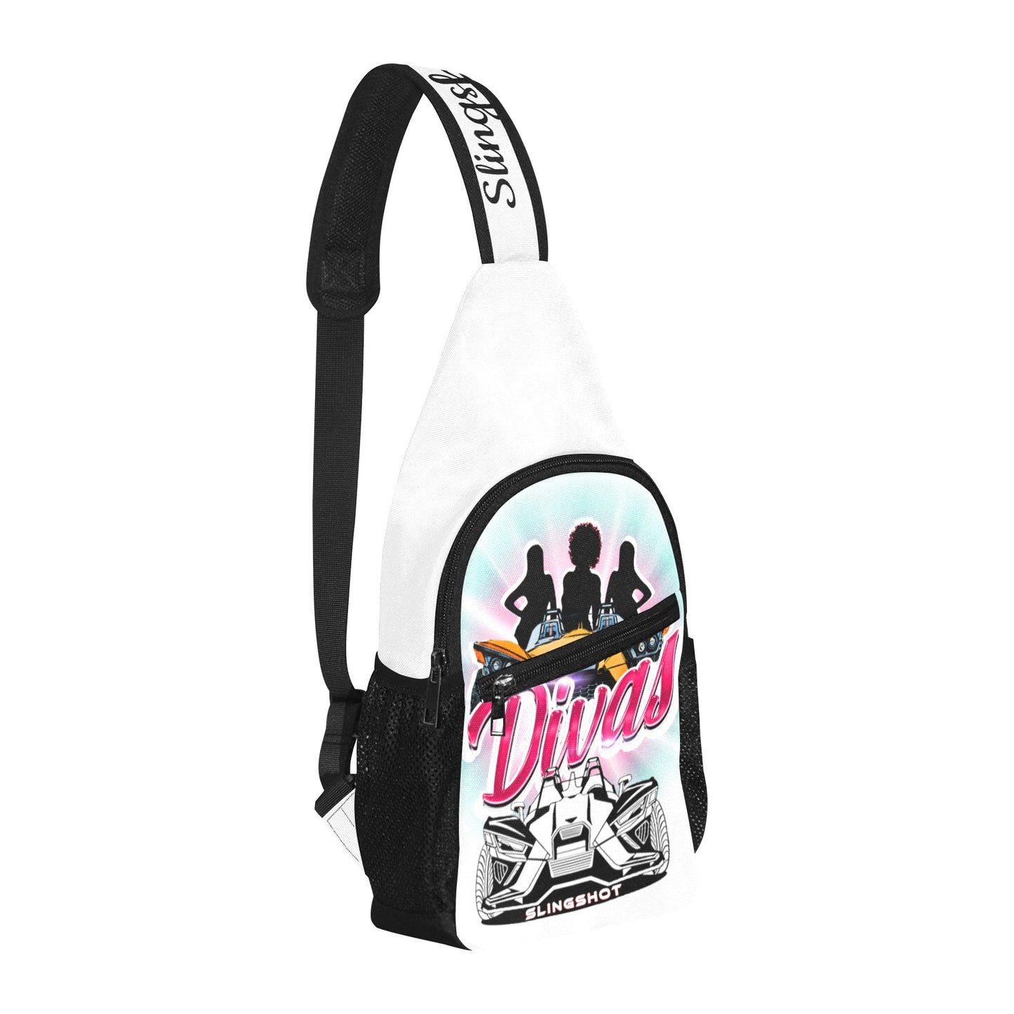 R4L Slingshot Divas Crossbody Bag White