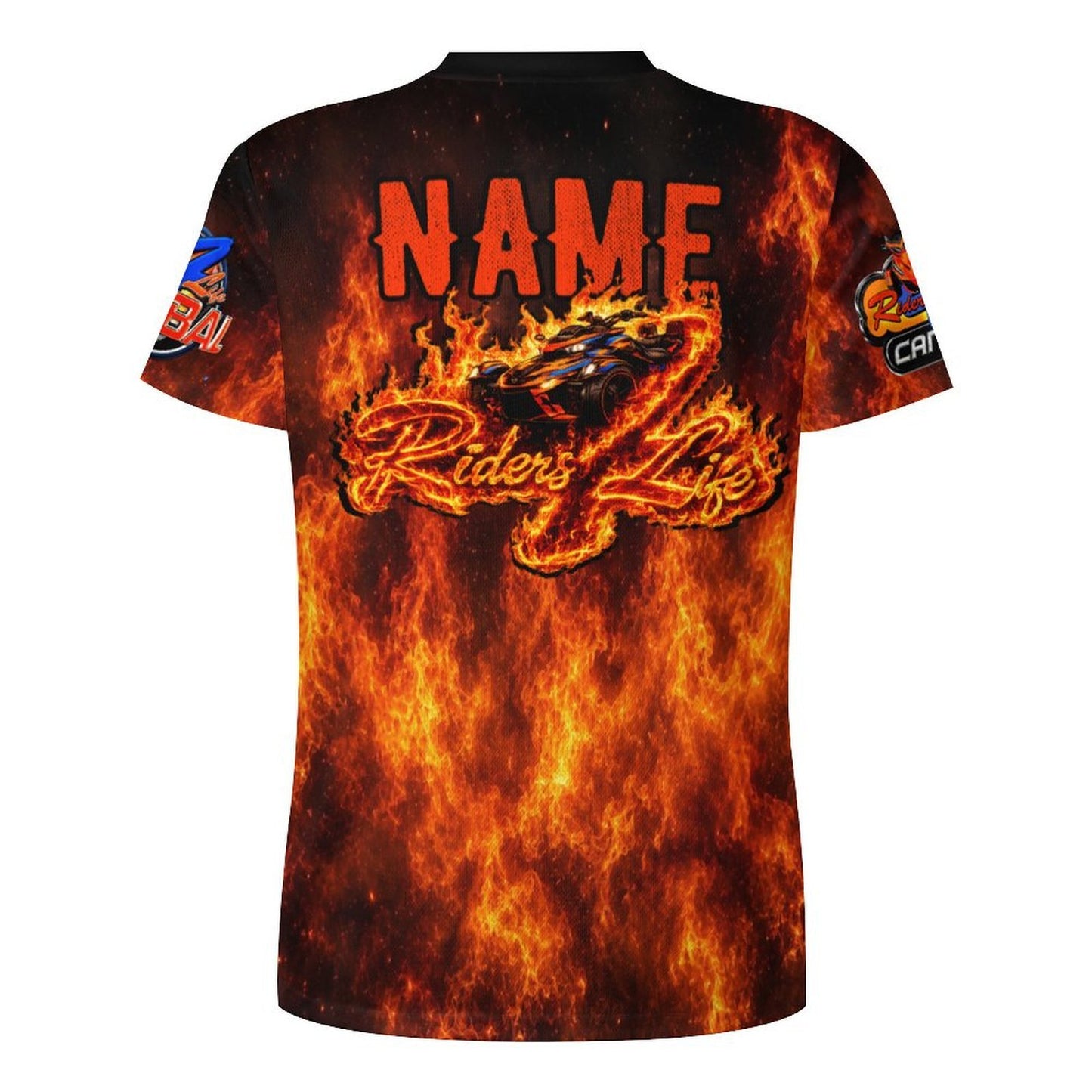 R4L Can Am Ice Silk Tee Orange Flame