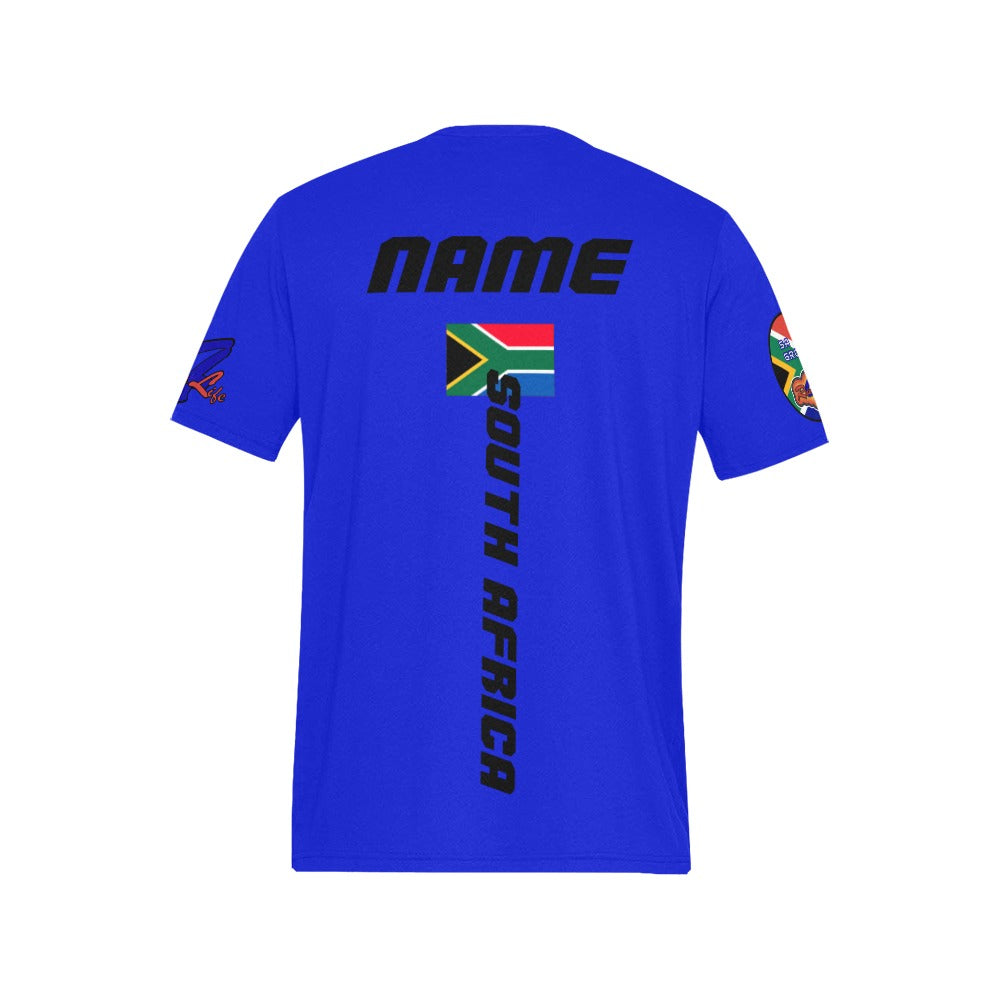 R4L South Africa Tees - Blk SS - Add Your Name - 9 Colors