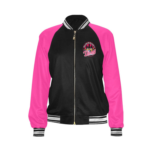R4L Slingshot Divas Varsity Style Jacket Blk