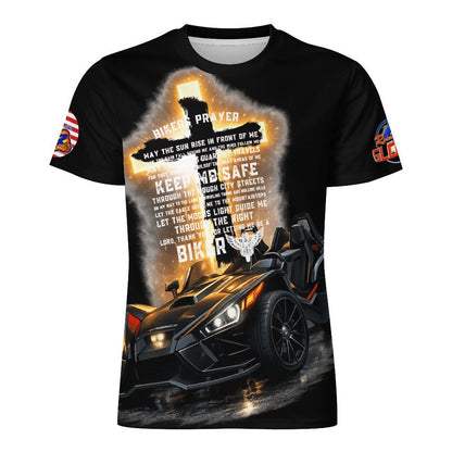 R4L The Rider's Prayer Ice Silk Tee - Blk