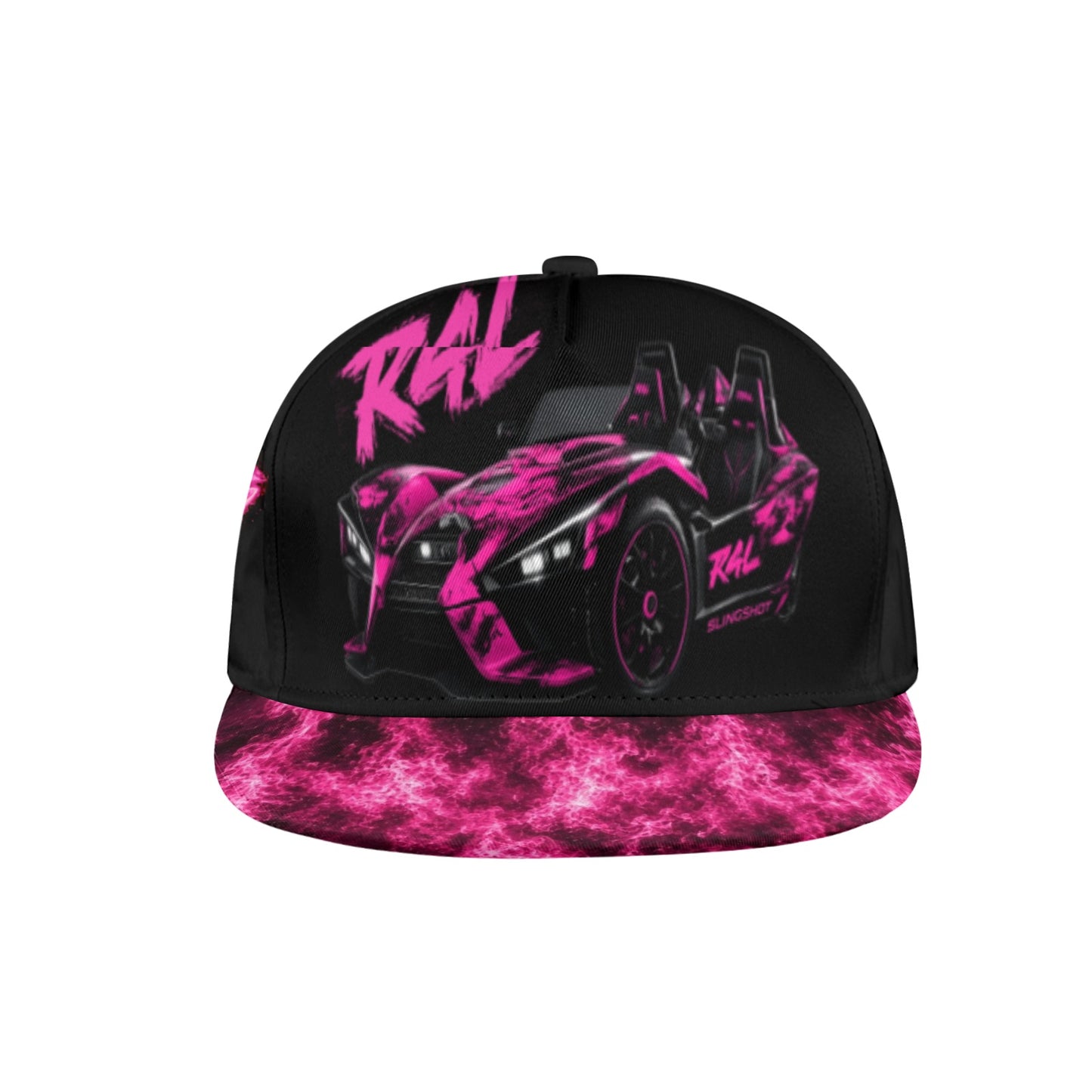 R4L Slingshot Snapback Hat Pink Flame