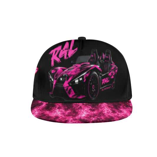 R4L Slingshot Snapback Hat Pink Flame