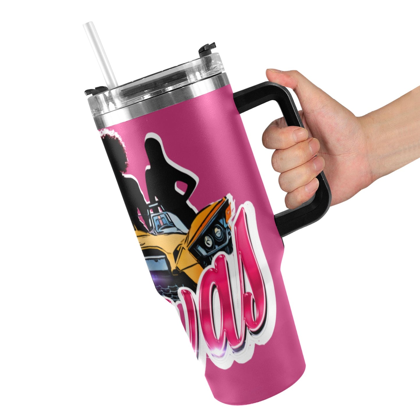 R4L Slingshot Divas 40oz Stainless Steel Stanley Mug 40oz Tumbler with Black Handle