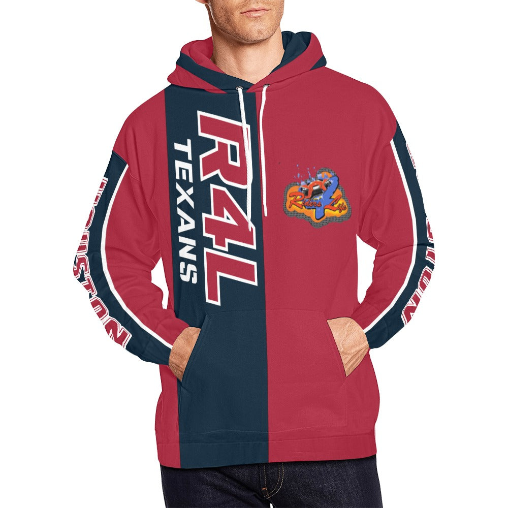 R4L Texans Heavyweight Dry Fit Hoodie