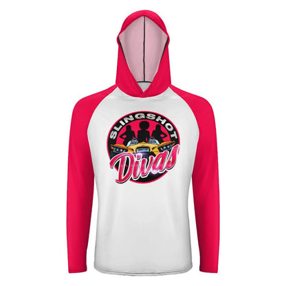 Slingshot Divas Long Sleeve Sun Protection Hoodie - Coral