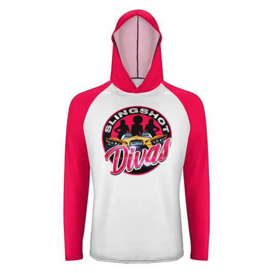 Slingshot Divas Long Sleeve Sun Protection Hoodie - Coral