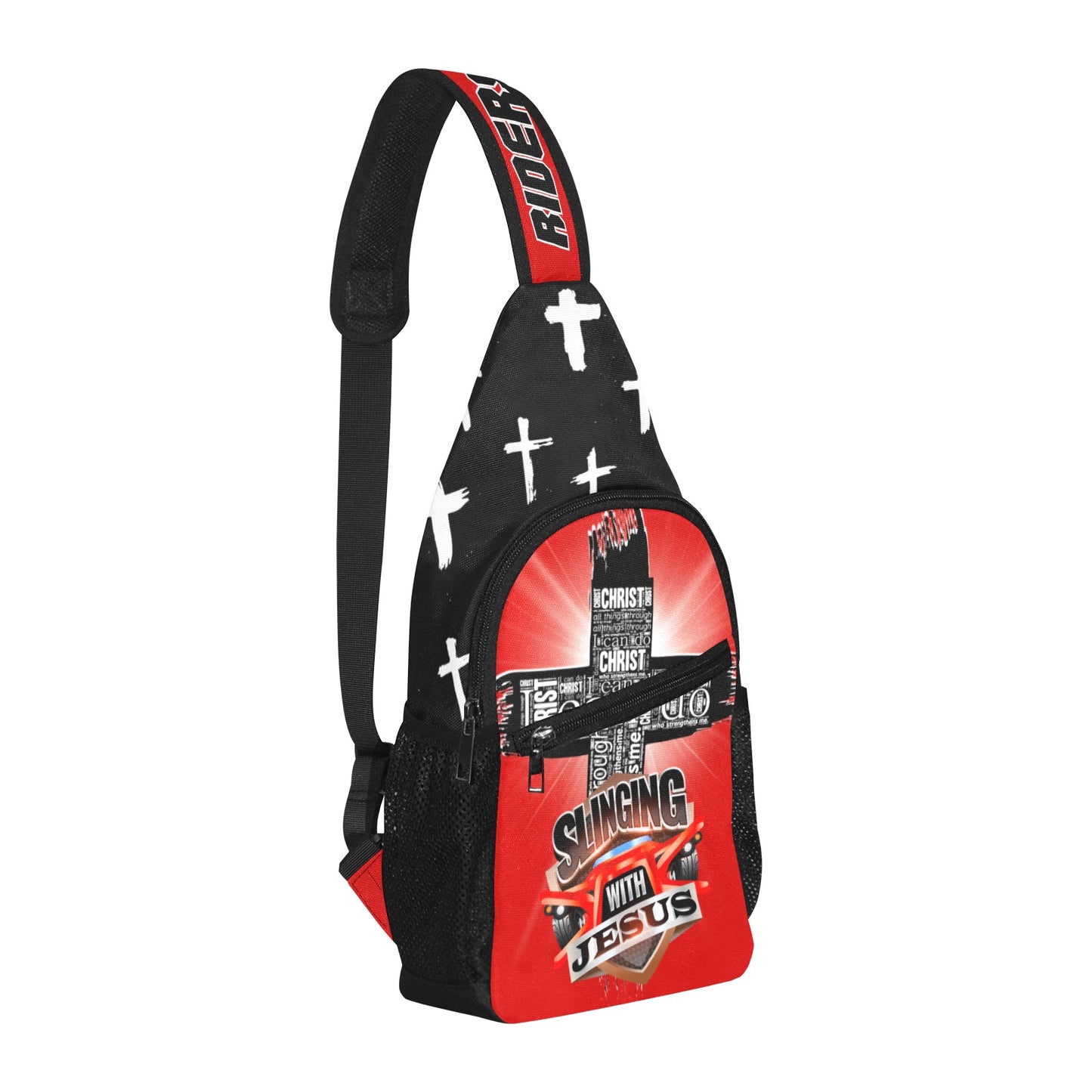 R4L Slinging with Jesus Crossbody Bag Red