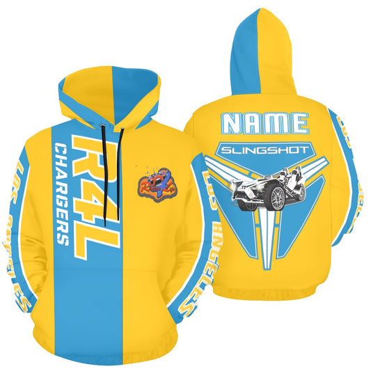 R4L Chargers Heavyweight Dry Fit Hoodie