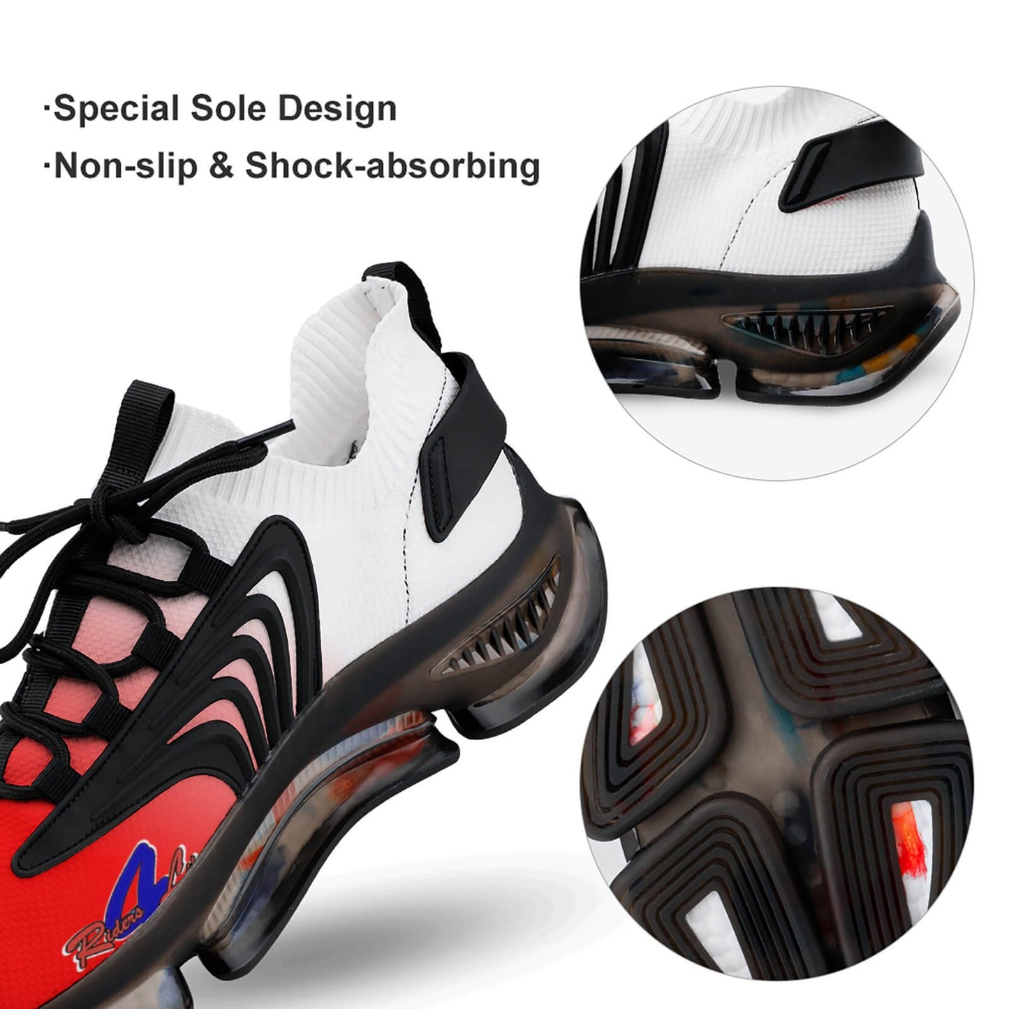 R4L Mesh Sneakers - Red/Wht