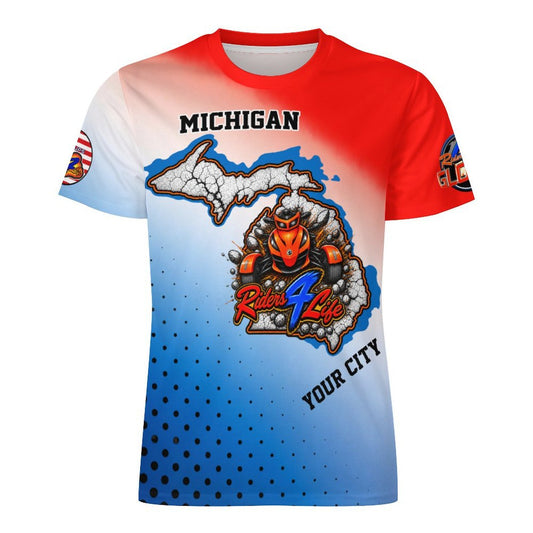R4L State Ice Silk Tee - Michigan