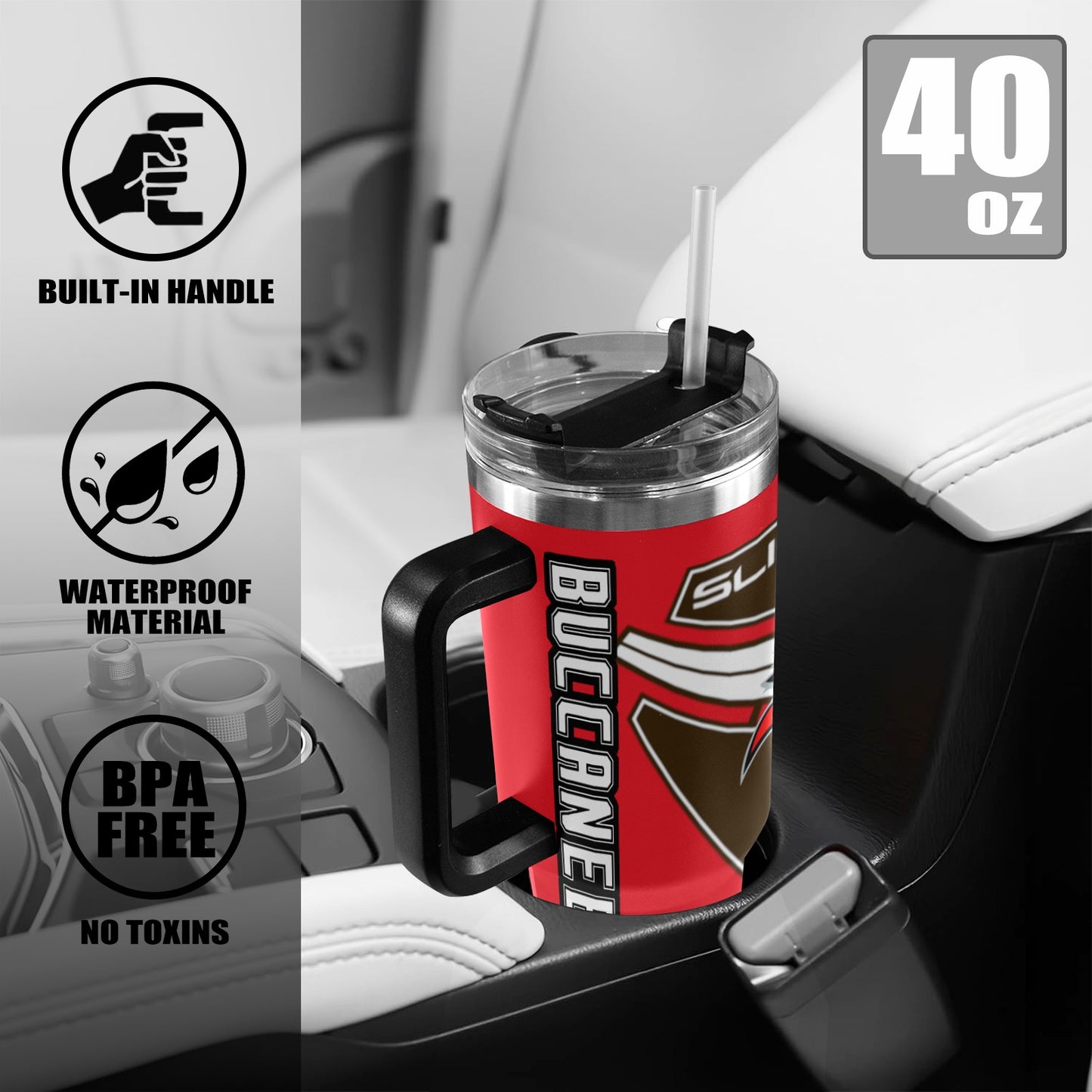 R4L 40OZ BUCCANEERS TUMBLER 2025