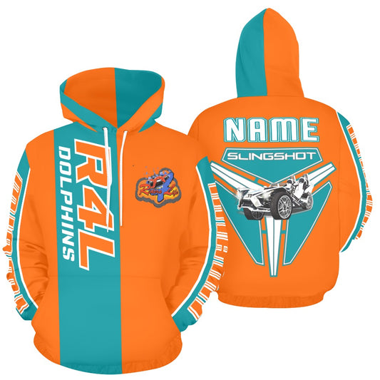 R4L Dolphins Heavyweight Dry Fit Hoodie