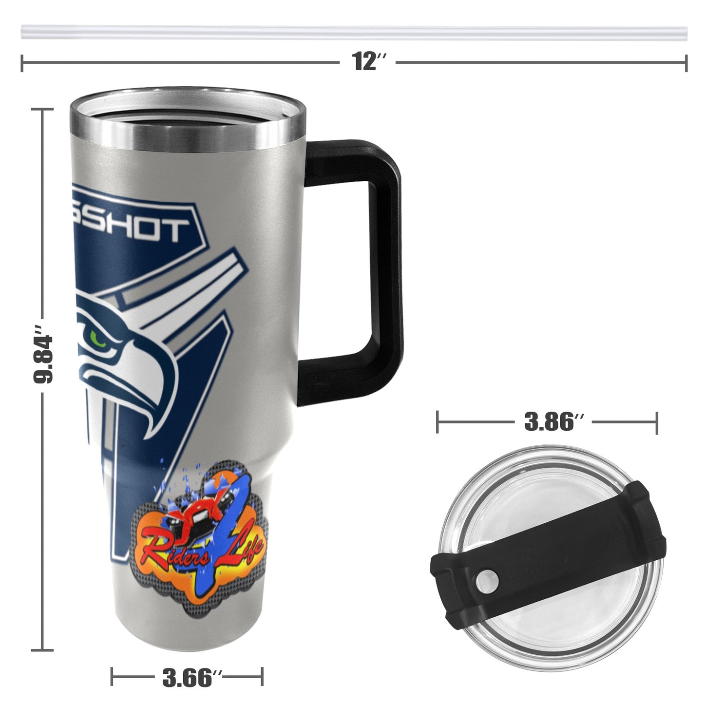 R4L 40OZ SEAHAWKS TUMBLER 2025