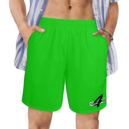 R4L Mens Casual Mid-Length Mesh Lined Summer Shorts - 7 Colors