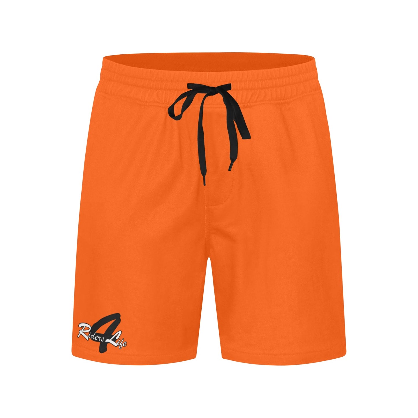 R4L Mens Knicks Men's Mid-Length Casual Shorts Orange