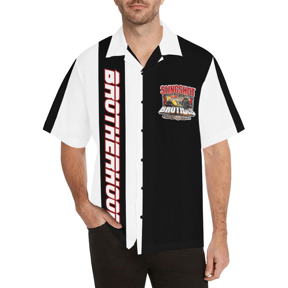 R4L Slingshot Brothas Short Sleeve Casual Button Down Shirt - 7 Colors
