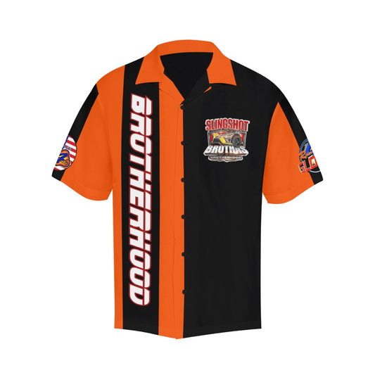 R4L Slingshot Brothas Short Sleeve Button Down - Org