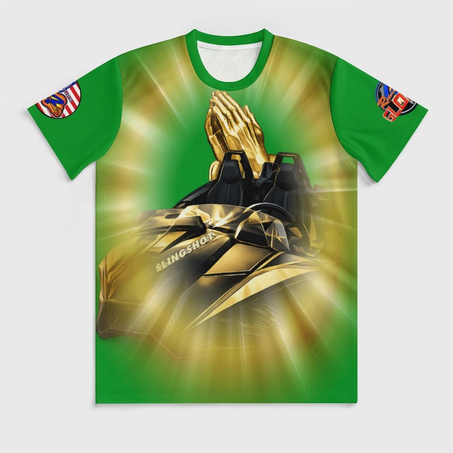 R4L Ride with Faith Ice Silk Tee - Grn