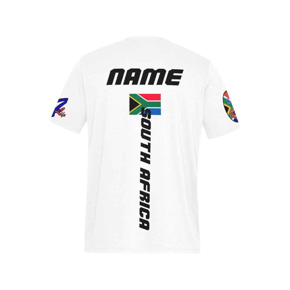 R4L South Africa Tees - Blk SS - Add Your Name - 9 Colors