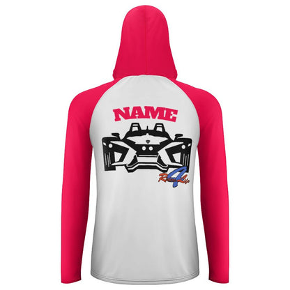 Slingshot Divas Long Sleeve Sun Protection Hoodie - Coral