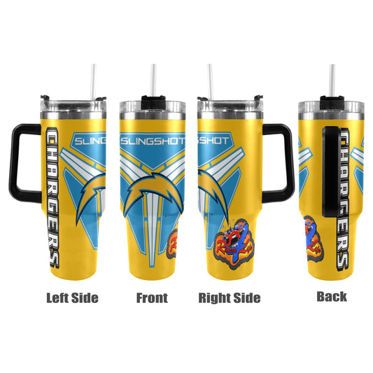 R4L CHARGERS 40OZ TUMBLER 2025