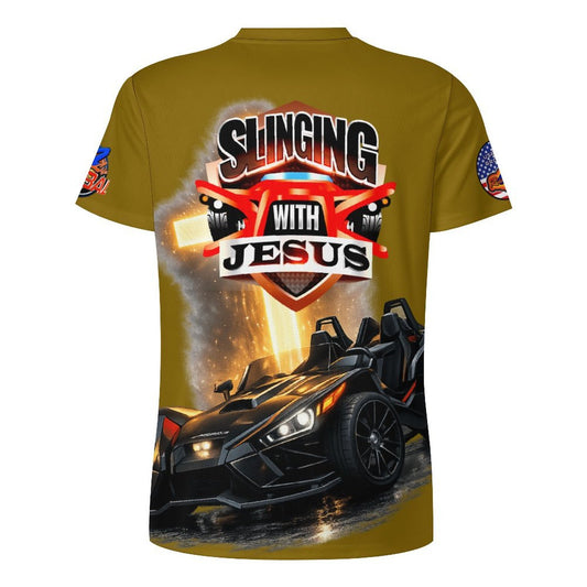 R4L The Rider's Prayer Ice Silk Tee - Gold