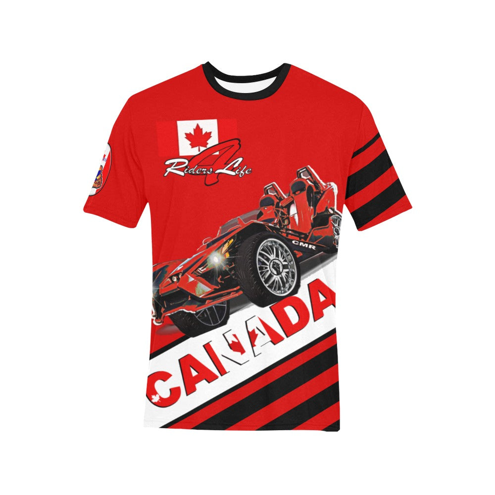 R4L Customizable Canada Tees - Red SS - Add Your Name - 8 Colors