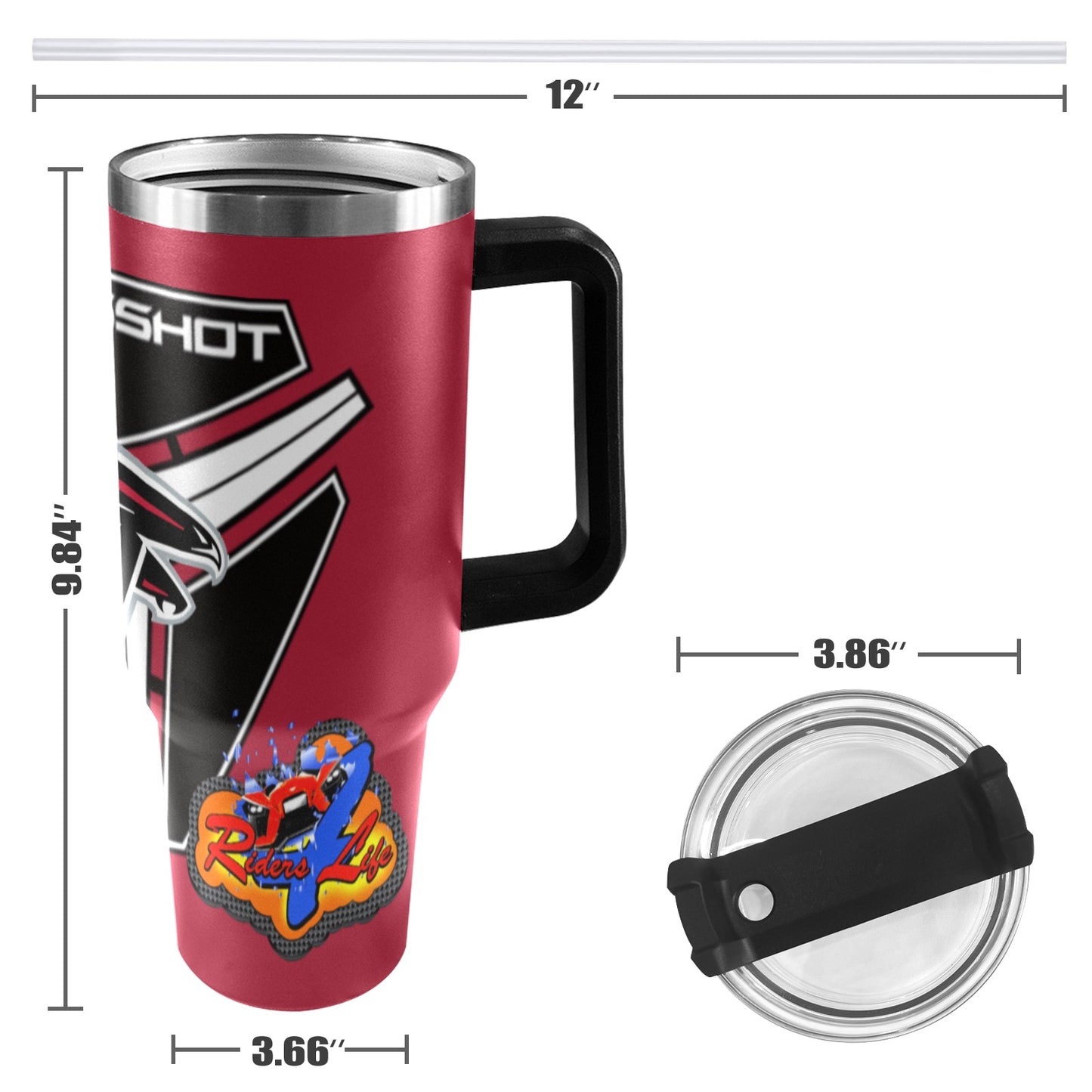 R4L FALCONS 40OZ TUMBLER 2025