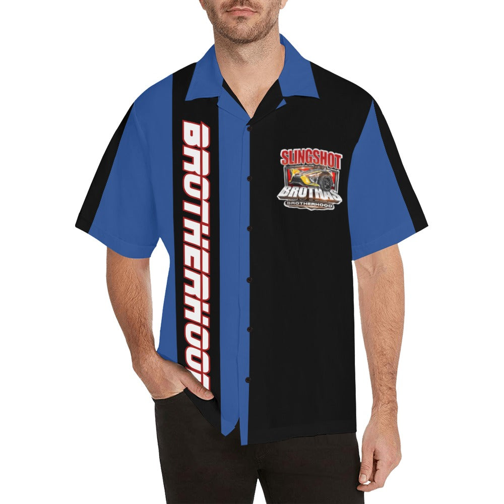 R4L Slingshot Brothas Short Sleeve Casual Button Down Shirt - 7 Colors