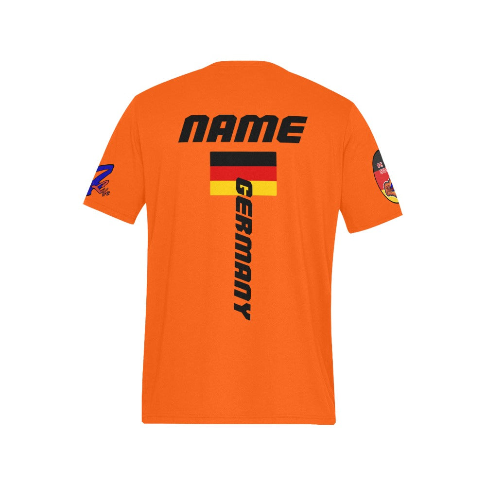 R4L Customizable Germany Tee - Black SS - Add Your Name - 9 Colors