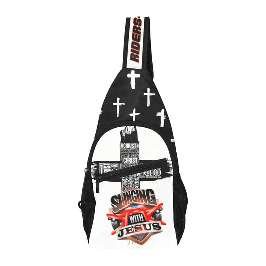 R4L Slinging with Jesus Crossbody Bag White