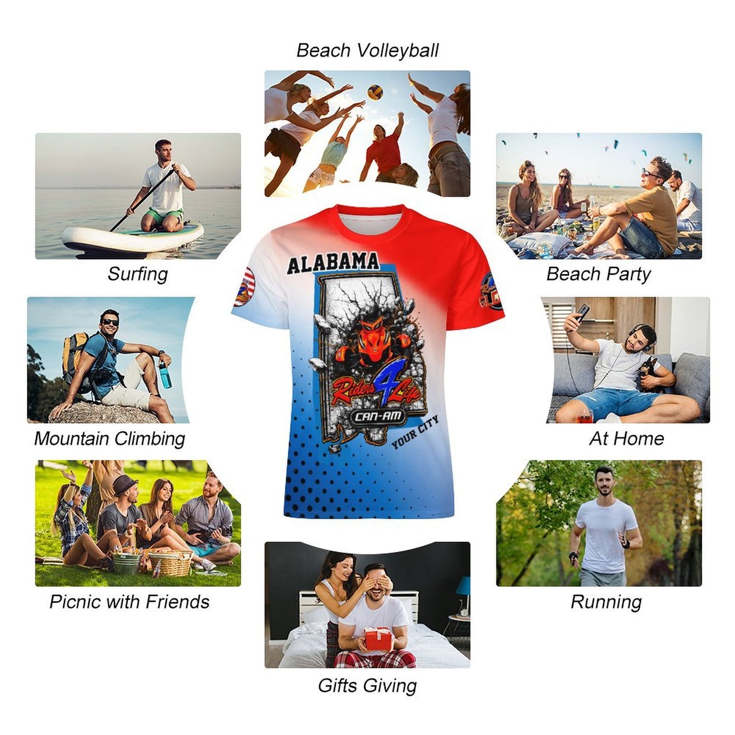 R4L Ice Silk State Design - Alabama - Can Am