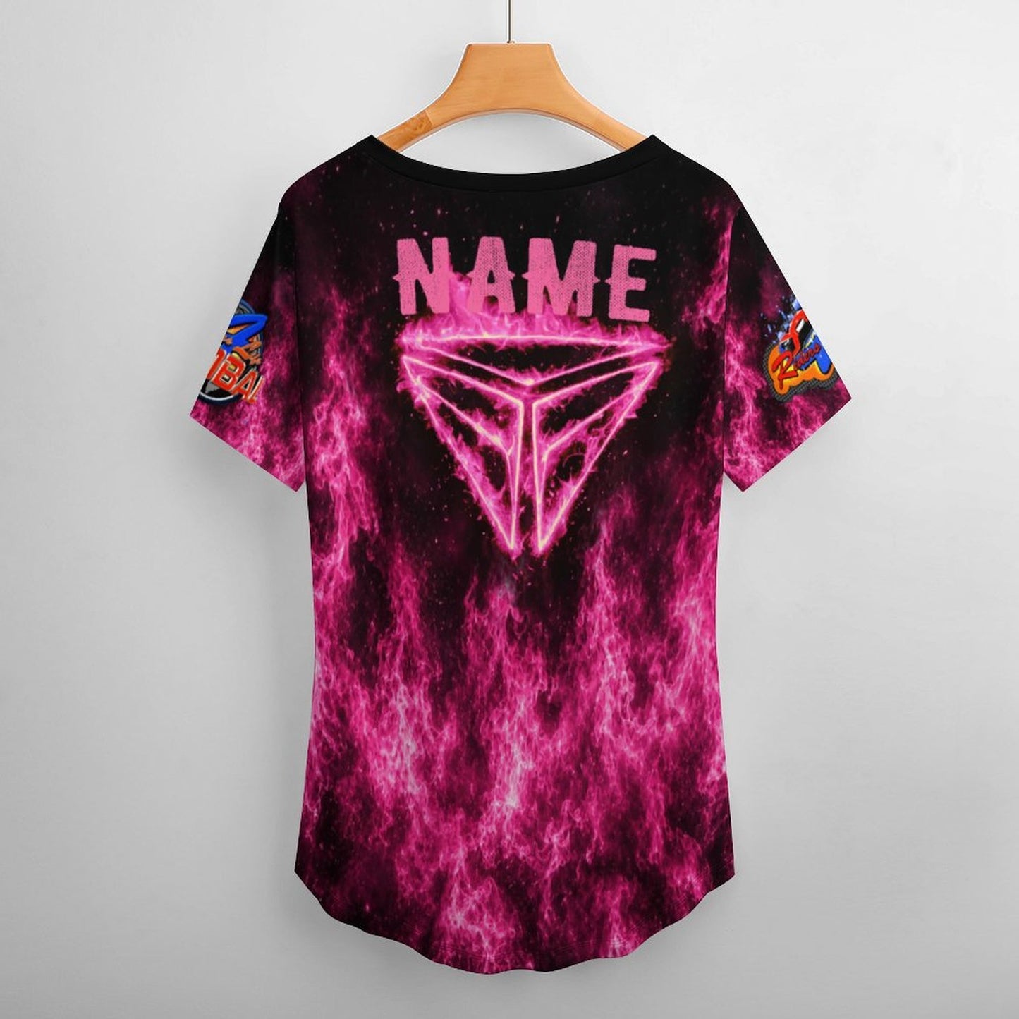 R4L Slingshot Ice Silk Women's Tee Pink Flame