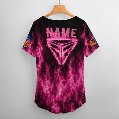 R4L Slingshot Ice Silk Women's Tee Pink Flame