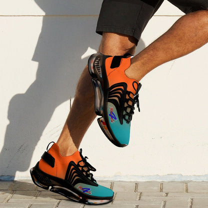 R4L Mesh Sneakers - Torquoise/Orange