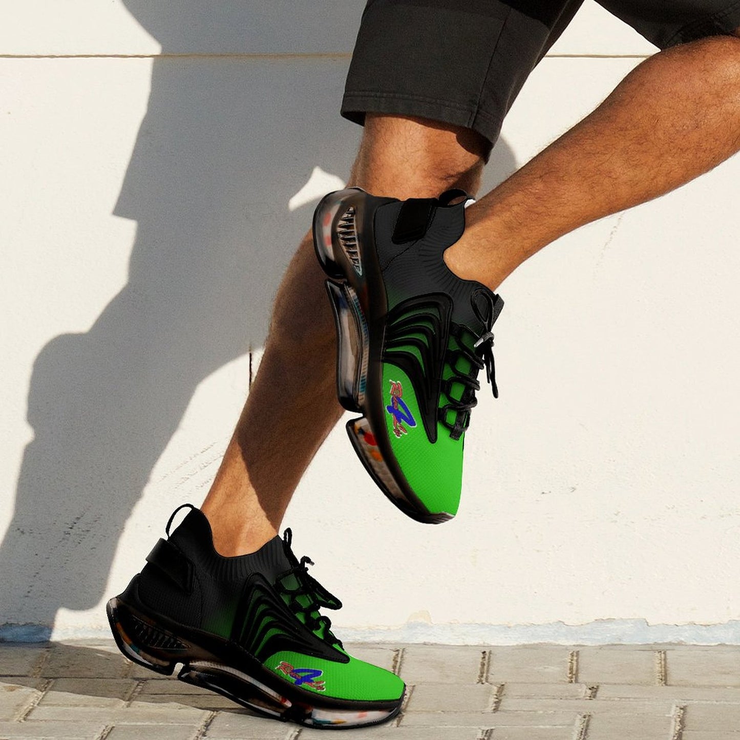 R4L Mesh Sneakers - Green/Blk