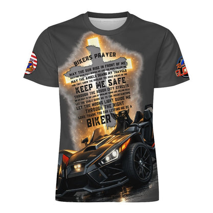 R4L The Rider's Prayer Ice Silk Tee - Gry